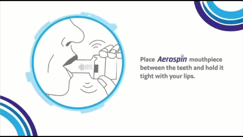 Aerospin Inhaler Device Demonstration